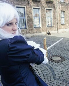 Rating: Safe Score: 0 Tags: blonde_hair photo photorealistic realistic solo suigintou sword weapon white_hair User: admin