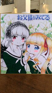 Rating: Safe Score: 0 Tags: 2girls bangs black_hairband blonde_hair blue_eyes blunt_bangs blush closed_mouth dress eyebrows_visible_through_hair flower hair_ribbon hairband image long_hair long_sleeves multiple_girls pair photo red_eyes red_flower red_rose ribbon rose school_uniform shinku silver_hair smile suigintou traditional_media twintails User: admin