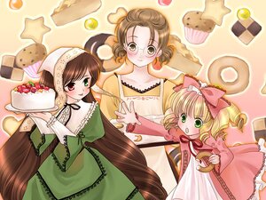 Rating: Safe Score: 0 Tags: 3girls artist_request blonde_hair blush bow brown_eyes brown_hair cake checkerboard_cookie cookie doughnut dress drill_hair food frills glasses green_eyes heterochromia hina_ichigo hinaichigo image juliet_sleeves long_hair long_sleeves muffin multiple_girls older pair pastry photoshop_(medium) pie pink_bow pink_dress puffy_sleeves red_eyes rozen_maiden sakurada_nori short_hair smile suiseiseki tongue tongue_out twintails very_long_hair User: admin