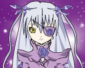 Rating: Safe Score: 0 Tags: 1girl barasuishou blue_flower blue_rose eyepatch flower frown hair_ribbon image long_hair purple_background purple_flower purple_rose purple_theme ribbon rose silver_hair solo two_side_up upper_body User: admin