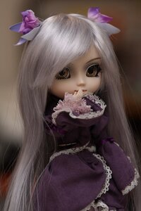 Rating: Safe Score: 0 Tags: 1girl barasuishou brown_eyes doll dress flower hair_flower hair_ornament long_hair looking_at_viewer solo upper_body User: admin