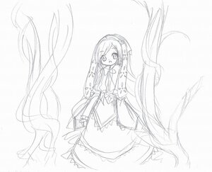 Rating: Safe Score: 0 Tags: 1girl detached_sleeves hatsune_miku headset image long_hair looking_at_viewer monochrome necktie open_mouth sketch skirt sleeves_past_wrists smile solo suiseiseki twintails very_long_hair User: admin