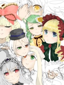 Rating: Safe Score: 0 Tags: 6+girls blonde_hair blue_eyes blush bow dress drill_hair frills green_eyes green_hair hairband hat heterochromia hina_ichigo image kanaria long_hair looking_at_viewer multiple multiple_girls pink_bow shinku siblings sisters smile souseiseki suigintou suiseiseki tagme twins User: admin
