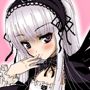 Rating: Safe Score: 0 Tags: 1girl bangs black_ribbon blush closed_mouth detached_collar dress eyebrows_visible_through_hair face frills hairband image light_purple_hair lolita_fashion lolita_hairband long_hair long_sleeves looking_at_viewer lowres oekaki outline pink_eyes portrait purple_eyes r-type_nirvana rose rozen_maiden silver_hair smile solo suigintou upper_body wings User: admin