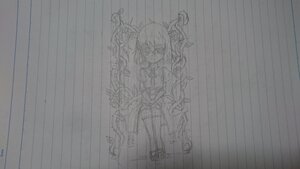 Rating: Safe Score: 0 Tags: 1girl greyscale hair_over_one_eye image kirakishou long_hair monochrome sketch solo User: admin