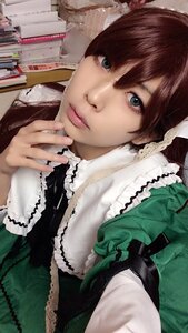 Rating: Safe Score: 0 Tags: 1girl book brown_hair dress frills lips looking_at_viewer maid realistic solo suiseiseki User: admin