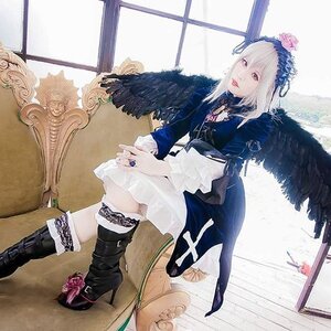 Rating: Safe Score: 0 Tags: 1girl blonde_hair boots flower indoors rose sitting solo suigintou thighhighs window wings User: admin