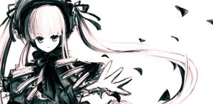Rating: Safe Score: 0 Tags: 1girl bad_id bad_pixiv_id bangs blonde_hair bonnet bow closed_mouth dress drill_hair flower hair_ribbon hairband image long_hair long_sleeves looking_at_viewer monochrome nakagawa petals photoshop_(medium) ribbon rozen_maiden shinku simple_background solo suigintou twintails upper_body white_background User: admin