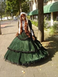 Rating: Safe Score: 0 Tags: 1girl building dress green_dress long_hair solo suiseiseki veil User: admin