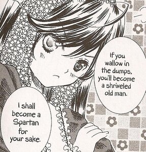 Rating: Safe Score: 0 Tags: 1girl blush english_text greyscale image monochrome solo speech_bubble suiseiseki User: admin