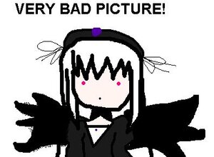 Rating: Safe Score: 0 Tags: 1girl akemi_homura blush dress flower hair_ribbon hairband image ribbon simple_background solo suigintou white_background wings User: admin