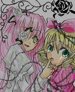 Rating: Safe Score: 0 Tags: 2girls blonde_hair dress drill_hair flower green_eyes hina_ichigo hinaichigo image kirakishou long_hair long_sleeves looking_at_viewer multiple_girls pair pink_bow pink_hair pink_rose rose shinku vines yellow_eyes User: admin