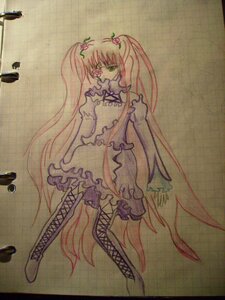 Rating: Safe Score: 0 Tags: 1girl boots cross-laced_footwear dress food frills fruit hatsune_miku image kirakishou knee_boots long_hair pink_hair solo thighhighs traditional_media twintails very_long_hair User: admin