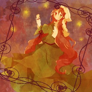Rating: Safe Score: 0 Tags: 1girl auto_tagged brown_hair bug chain cross dress flower green_eyes heterochromia image long_hair long_sleeves solo star_(symbol) suiseiseki very_long_hair User: admin