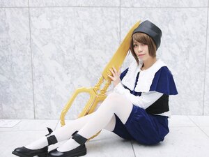 Rating: Safe Score: 0 Tags: 1girl bike_shorts brown_hair hat short_hair sitting skirt solo souseiseki tiles User: admin