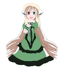 Rating: Safe Score: 0 Tags: 1girl :d auto_tagged blonde_hair blush dress green_dress green_eyes heterochromia image long_hair long_sleeves looking_at_viewer open_mouth red_eyes simple_background smile solo standing suiseiseki very_long_hair white_background User: admin