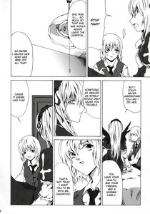 Rating: Safe Score: 0 Tags: 2girls comic doujinshi doujinshi_#12 english_text greyscale image monochrome multiple multiple_girls short_hair User: admin