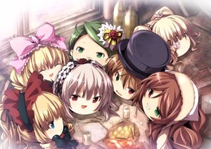 Rating: Safe Score: 0 Tags: 6+girls :d ^_^ blonde_hair blue_eyes bonnet bow brown_hair chips closed_eyes commentary_request cup drinking_glass eyepatch flower food green_eyes green_hair grin hair_bow hair_ornament hairband hat heterochromia hina_ichigo image kanaria kirakishou lolita_hairband long_hair multiple multiple_girls open_mouth parody pink_bow pocky ponytail potato_chips red_eyes rose rozen_maiden shinku short_hair siblings silver_hair sisters smile souseiseki suigintou suiseiseki tagme tousen twins twintails yellow_eyes yukkuri_shiteitte_ne User: admin