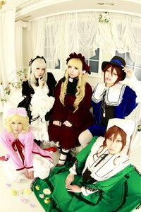 Rating: Safe Score: 0 Tags: 4girls blonde_hair blue_dress blue_eyes bow brown_hair closed_eyes curtains dress flower hat long_hair long_sleeves multiple_boys multiple_cosplay multiple_girls pink_dress ribbon short_hair siblings sitting souseiseki tagme top_hat User: admin
