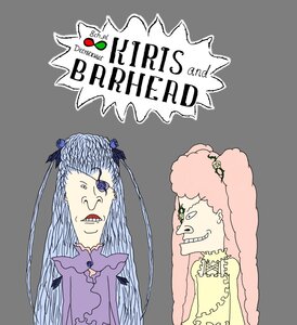 Rating: Safe Score: 0 Tags: 2boys barasuishou black_background blue_hair crossdressing dress english_text grin image kirakishou lipstick long_hair makeup pair pink_hair smile veil wedding_dress User: admin