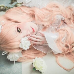 Rating: Safe Score: 0 Tags: 1girl bun_cover flower kirakishou lips looking_at_viewer mole mole_under_eye photo pink_hair pink_nails rose solo white_flower white_rose User: admin