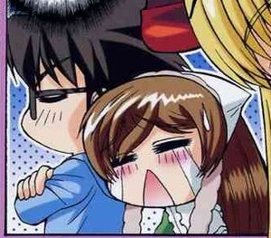 Rating: Safe Score: 0 Tags: 2girls 3girls black_hair blonde_hair blush brown_hair image multiple_girls sakurada_jun solo suiseiseki User: admin