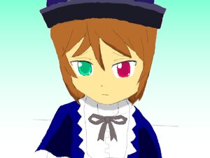 Rating: Safe Score: 0 Tags: 1girl black_headwear blue_dress brown_hair closed_mouth collar dress green_eyes hat heterochromia image long_sleeves looking_at_viewer red_eyes ribbon simple_background solo souseiseki upper_body User: admin