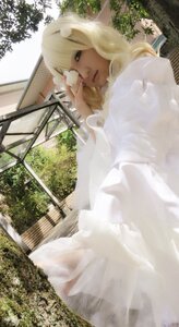 Rating: Safe Score: 0 Tags: 1girl auto_tagged blonde_hair day kirakishou lips long_hair photorealistic see-through solo sunlight tree window User: admin