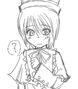 Rating: Safe Score: 0 Tags: 1girl blush closed_mouth eighth_note eyebrows_visible_through_hair frills greyscale hat image long_sleeves looking_at_viewer monochrome musical_note short_hair simple_background solo souseiseki speech_bubble upper_body white_background User: admin