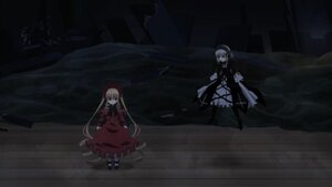 Rating: Safe Score: 0 Tags: 2girls auto_tagged blonde_hair dress hairband image long_hair multiple_girls pair shinku standing suigintou very_long_hair User: admin
