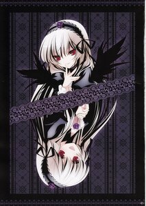Rating: Safe Score: 0 Tags: 1girl dress flower frills hairband image long_hair looking_at_viewer red_eyes rose silver_hair smile solo suigintou wings User: admin