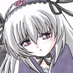Rating: Safe Score: 0 Tags: 1girl blush choker dress grey_hair image mosaic_censoring ribbon solo suigintou virtual_youtuber User: admin