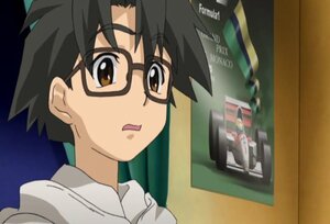 Rating: Safe Score: 0 Tags: 1boy :o bangs black-framed_eyewear black_hair brown_eyes close-up face glasses human indoors looking_at_viewer open_mouth sakurada_jun screenshot shirt solo spiked_hair upper_body User: admin