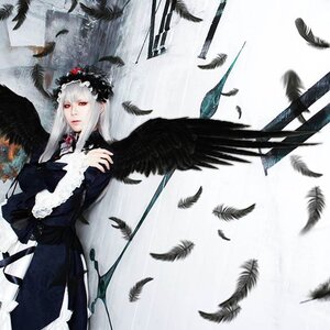 Rating: Safe Score: 0 Tags: 1girl angel angel_wings animal bird bird_on_hand bird_on_shoulder black_feathers black_wings cage crow dove eagle feathered_wings feathers flock halo long_hair looking_at_viewer owl red_eyes seagull solo suigintou white_feathers white_wings wings User: admin
