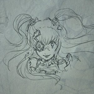 Rating: Safe Score: 0 Tags: 1girl auto_tagged floating_hair flower hair_flower hair_ornament image kirakishou long_hair looking_at_viewer monochrome sketch smile solo traditional_media User: admin