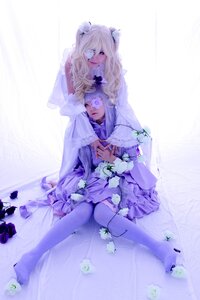 Rating: Safe Score: 0 Tags: 1girl 91076 barefoot blonde_hair dress flower long_hair multiple_cosplay sitting tagme User: admin