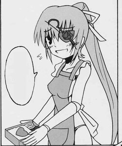 Rating: Safe Score: 0 Tags: 1girl barasuishou blush breasts greyscale hair_ribbon heart image long_hair monochrome open_mouth ponytail ribbon smile solo User: admin