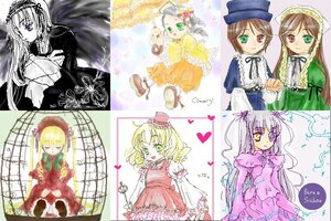 Rating: Safe Score: 0 Tags: 6+girls :d ? blonde_hair brown_hair dress frills green_eyes hairband hat heart heterochromia hina_ichigo image long_hair long_sleeves multiple multiple_girls musical_note pink_bow pink_dress red_eyes shinku short_hair siblings silver_hair sisters smile souseiseki suigintou suiseiseki tagme twins very_long_hair User: admin