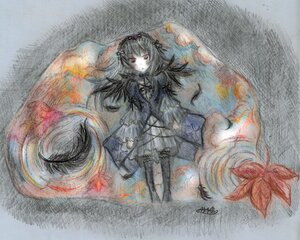 Rating: Safe Score: 0 Tags: 1girl black_ribbon black_wings dress feathered_wings feathers fire flower frills hairband image long_hair long_sleeves looking_at_viewer red_eyes rose solo standing suigintou traditional_media very_long_hair wings User: admin