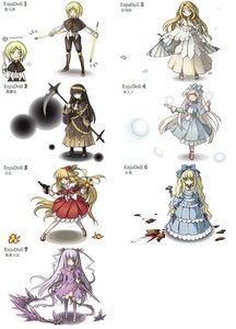 Rating: Safe Score: 0 Tags: aotenjou bangs barasuishou blonde_hair blue_eyes blunt_bangs bow breasts brown_hair bug butterfly dress enju_maiden flower garuda gloves gun hair_bow hair_flower hair_ornament hat holding insect keikoutou kiichigo kokuyouseki lolita_fashion long_hair long_sleeves looking_at_viewer multiple multiple_girls purple_eyes shinabeni smile tagme very_long_hair weapon User: admin
