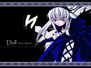 Rating: Safe Score: 0 Tags: 1girl black_wings detached_collar dress frilled_sleeves frills hairband image juliet_sleeves letterboxed lolita_hairband long_hair long_sleeves looking_at_viewer pink_eyes silver_hair simple_background solo suigintou wings User: admin