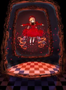 Rating: Safe Score: 0 Tags: 1girl ahoge argyle argyle_background argyle_legwear bad_id bad_pixiv_id blonde_hair blue_eyes board_game bonnet checkered checkered_background checkered_floor checkered_kimono checkered_scarf checkered_skirt chess_piece cookie curtains diamond_(shape) dress fire floor flower frills fumiyomogi image long_hair mirror on_floor perspective petals pixel_art red_dress red_theme reflection reflective_floor rose rozen_maiden shinku solo tile_floor tile_wall tiles twintails vanishing_point very_long_hair User: admin