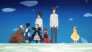 Rating: Safe Score: 0 Tags: 3girls black_hair brown_hair dress glasses hat image long_hair multiple multiple_boys multiple_girls short_hair sky tagme User: admin