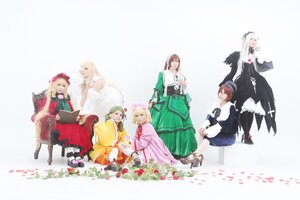 Rating: Safe Score: 0 Tags: 6+girls blonde_hair blue_eyes boots brown_hair cape cloak dress flower gloves green_dress hair_ornament hairband hat long_hair long_sleeves multiple_cosplay multiple_girls short_hair smile tagme wings User: admin