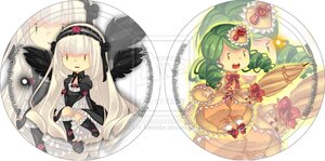 Rating: Safe Score: 0 Tags: 1girl closed_eyes dress flower frills image kanaria long_hair multiple_views pair rose suigintou umbrella wings User: admin