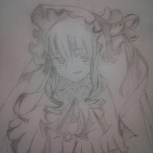 Rating: Safe Score: 0 Tags: akemi_homura akuma_homura choker dress flower gloves greyscale image kaname_madoka long_hair looking_at_viewer monochrome rose shinku smile solo traditional_media ultimate_madoka User: admin