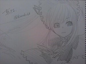 Rating: Safe Score: 0 Tags: 1girl bow frills hair_bow hakurei_reimu image looking_at_viewer monochrome shinku sketch solo traditional_media User: admin