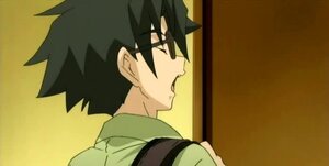 Rating: Safe Score: 0 Tags: 1boy black_hair close-up closed_eyes from_side human open_mouth profile sakurada_jun screenshot solo spiked_hair upper_body User: admin