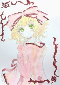 Rating: Safe Score: 0 Tags: 1girl auto_tagged blonde_hair blush bow frills green_eyes hina_ichigo hinaichigo image long_sleeves looking_at_viewer pink_bow short_hair smile solo User: admin