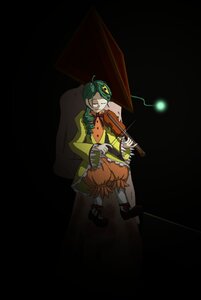 Rating: Safe Score: 0 Tags: 2girls dress green_hair guitar image instrument kanaria multiple_girls solo User: admin